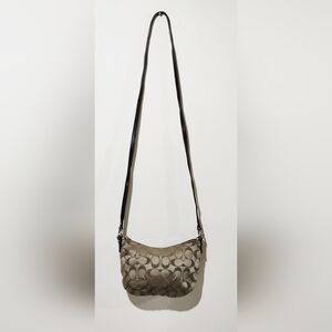 Vintage Y2K Coach Mini Satin Hobo Crossbody Bag